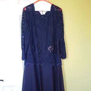 Navy Blue Gown